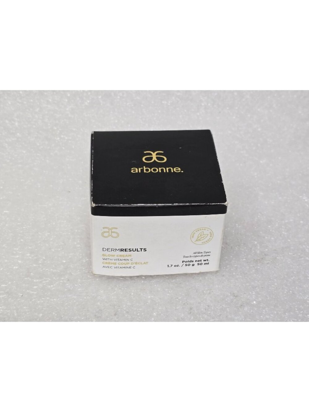 Arbonne DermResults Glow Cream With Vitamin C 1.7 Oz / 50 Ml For All Skin Types